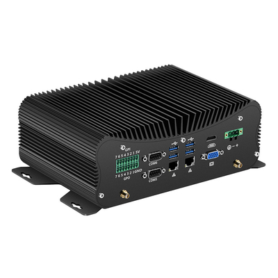 Embedded Box PC industrial computer mini PC box LAN GPIO RS232 485 aluminum casing