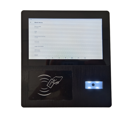 7 ιντσών πίνακας PC NFC RFID αναγνώστης καρτών QR κώδικα 2D σαρωτής ενσωματωμένο βιομηχανικό πίνακα PC pcap οθόνη αφής